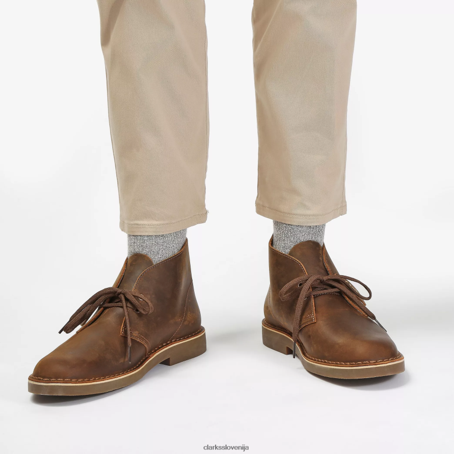 puščavski škorenj evo D0T6P6749 usnje iz čebeljega voska Clarks