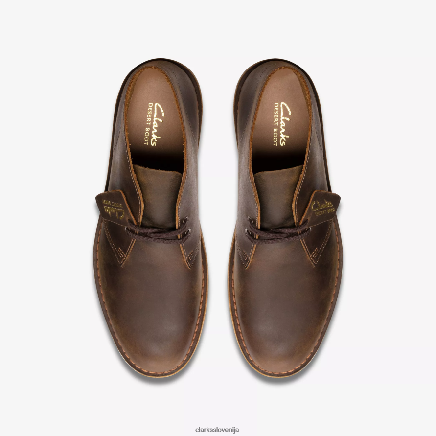 puščavski škorenj evo D0T6P6749 usnje iz čebeljega voska Clarks