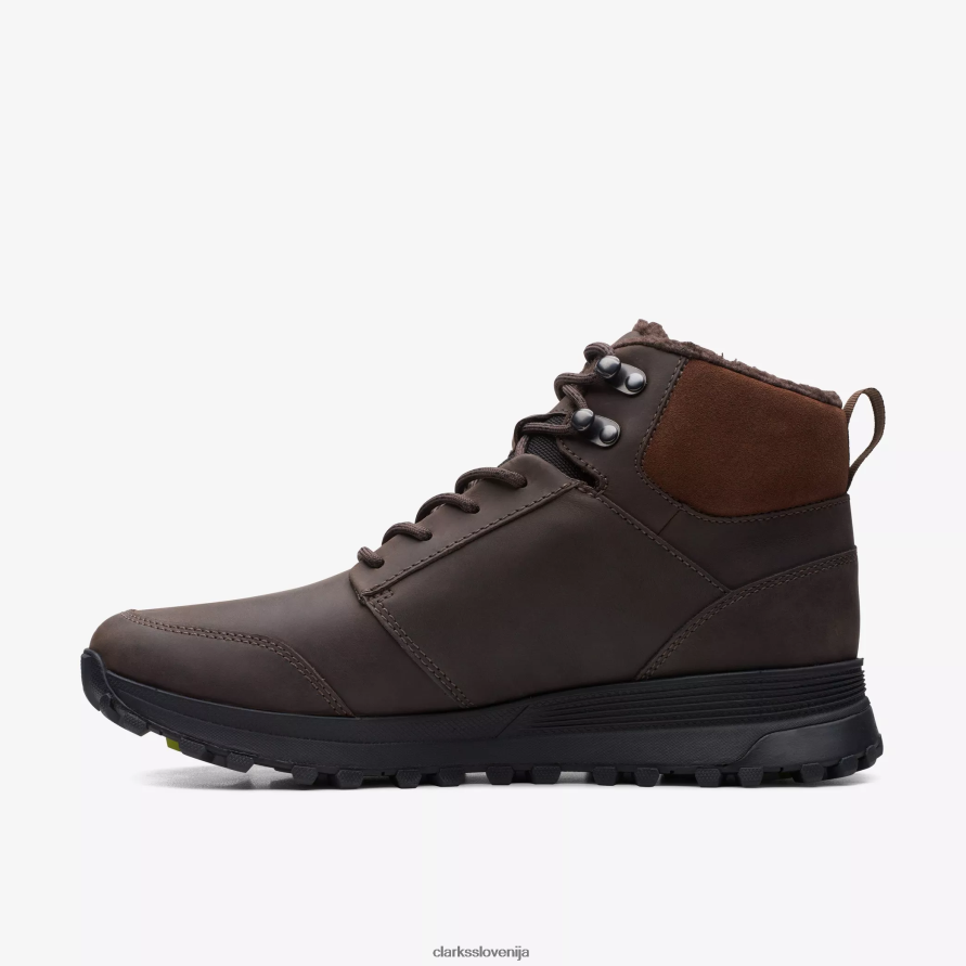 atl trek up vodoodporen D0T6P6860 rjavo toplo podloženo usnje Clarks