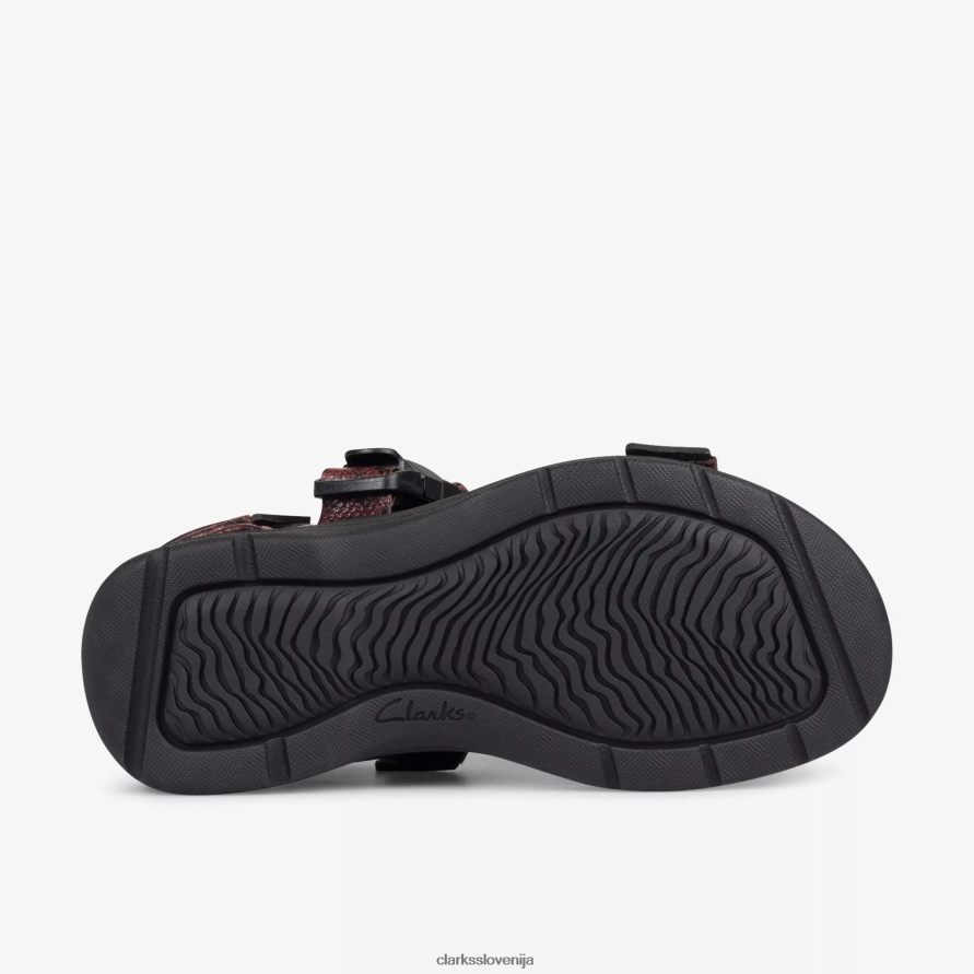 moški sandal martine rose 1 D0T6P6865 rjava kača Clarks
