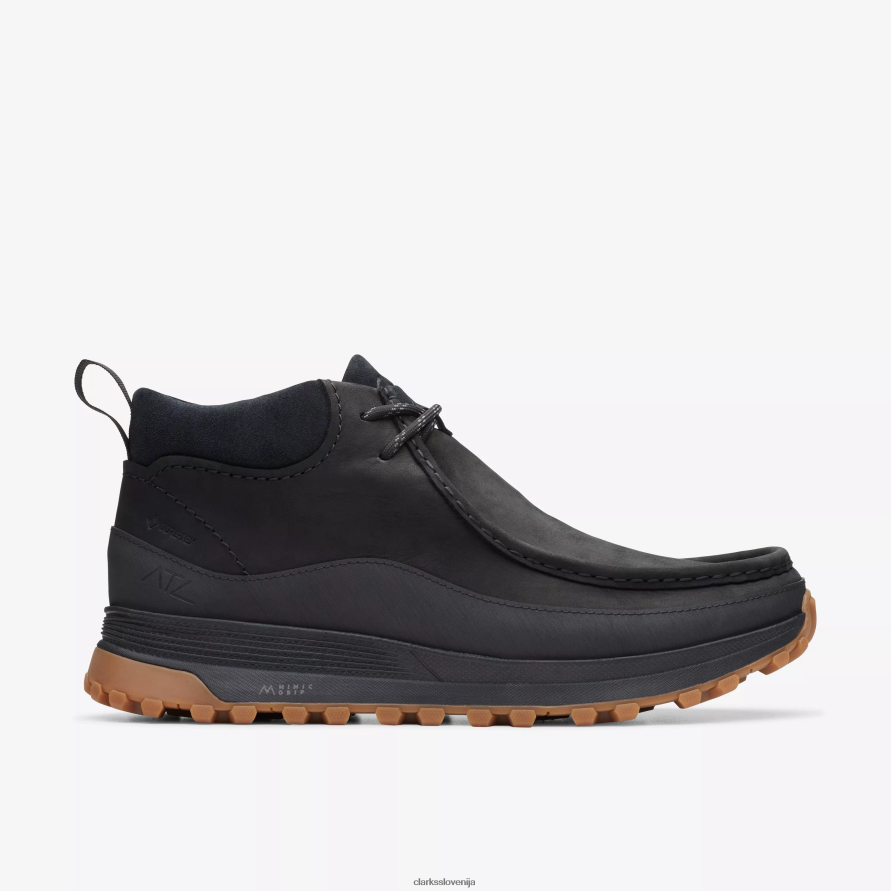 čevlji atl trek wally gore-tex D0T6P6918 črni nubuk Clarks