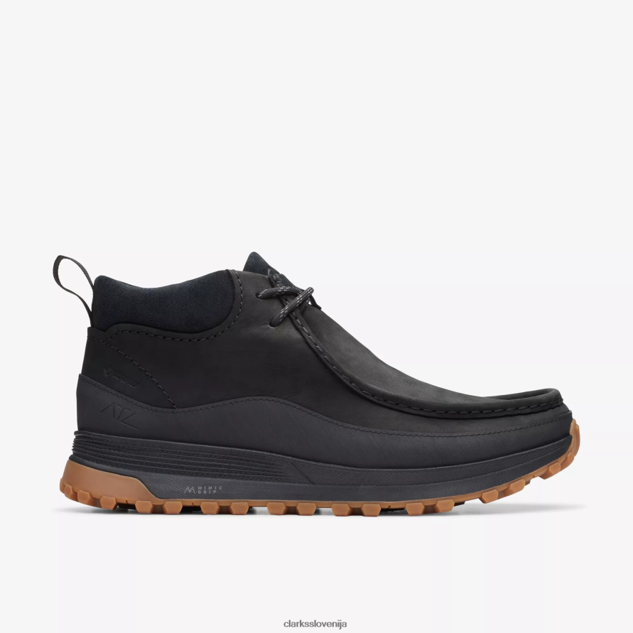 čevlji atl trek wally gore-tex D0T6P6918 črni nubuk Clarks