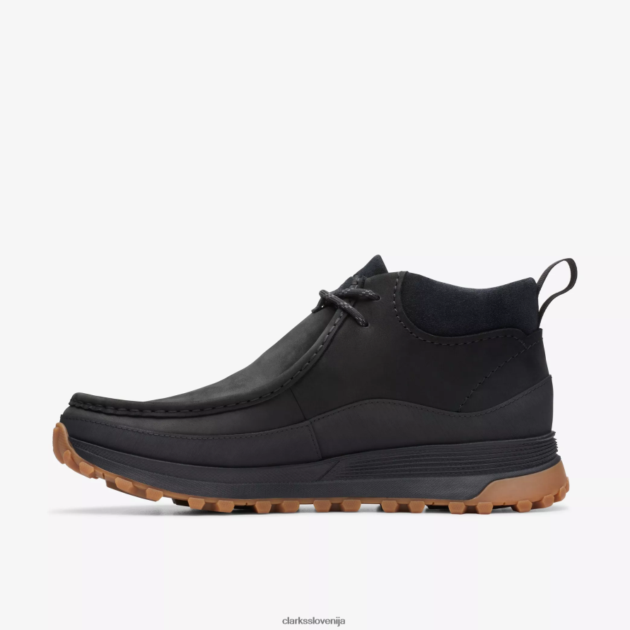čevlji atl trek wally gore-tex D0T6P6918 črni nubuk Clarks