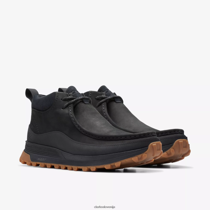 čevlji atl trek wally gore-tex D0T6P6918 črni nubuk Clarks
