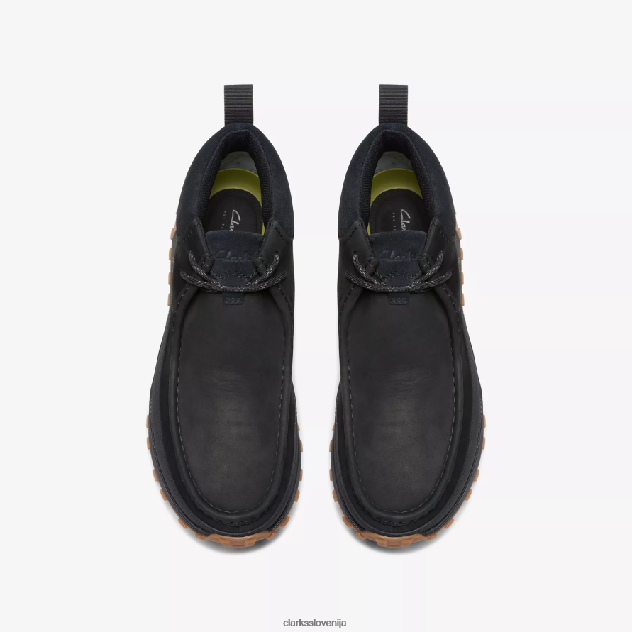 čevlji atl trek wally gore-tex D0T6P6918 črni nubuk Clarks
