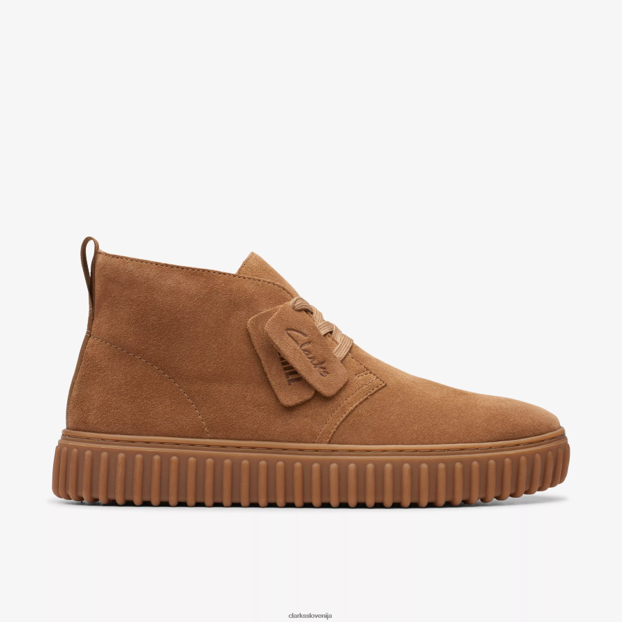 puščavski škorenj torhill D0T6P6906 konjak semiša Clarks