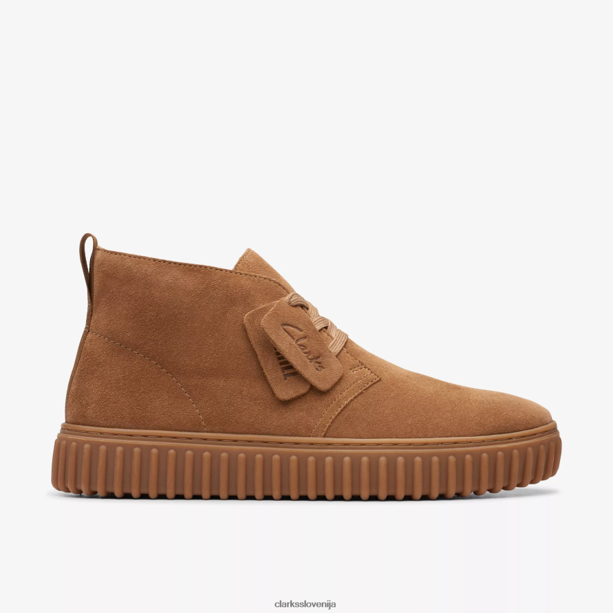 puščavski škorenj torhill D0T6P6906 konjak semiša Clarks