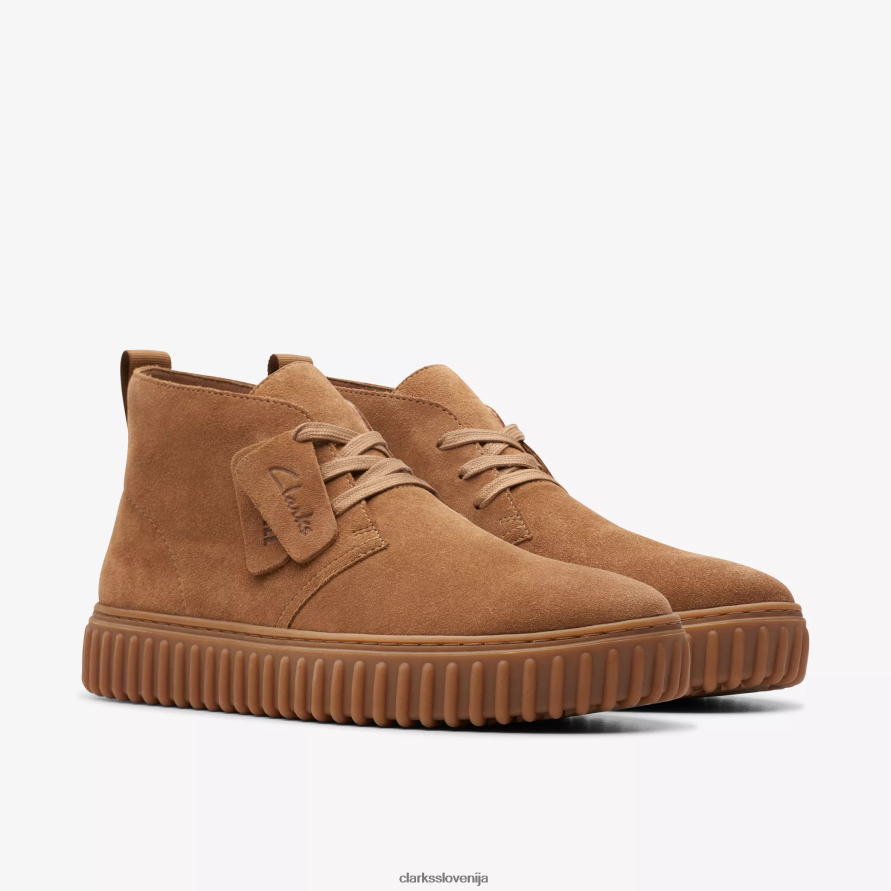 puščavski škorenj torhill D0T6P6906 konjak semiša Clarks