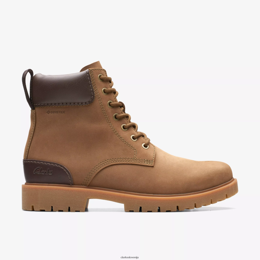 rossdale hi gore-tex D0T6P6919 temno peščeno usnje Clarks