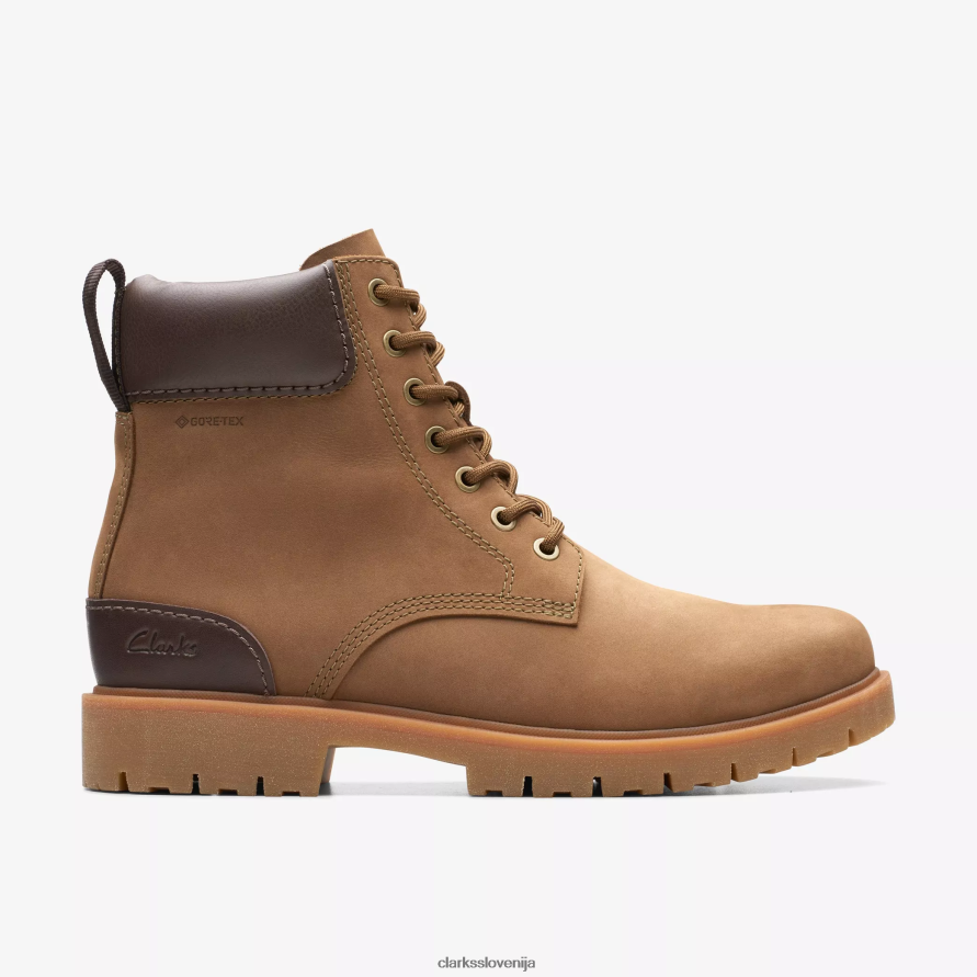 rossdale hi gore-tex D0T6P6919 temno peščeno usnje Clarks