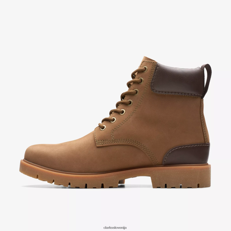 rossdale hi gore-tex D0T6P6919 temno peščeno usnje Clarks