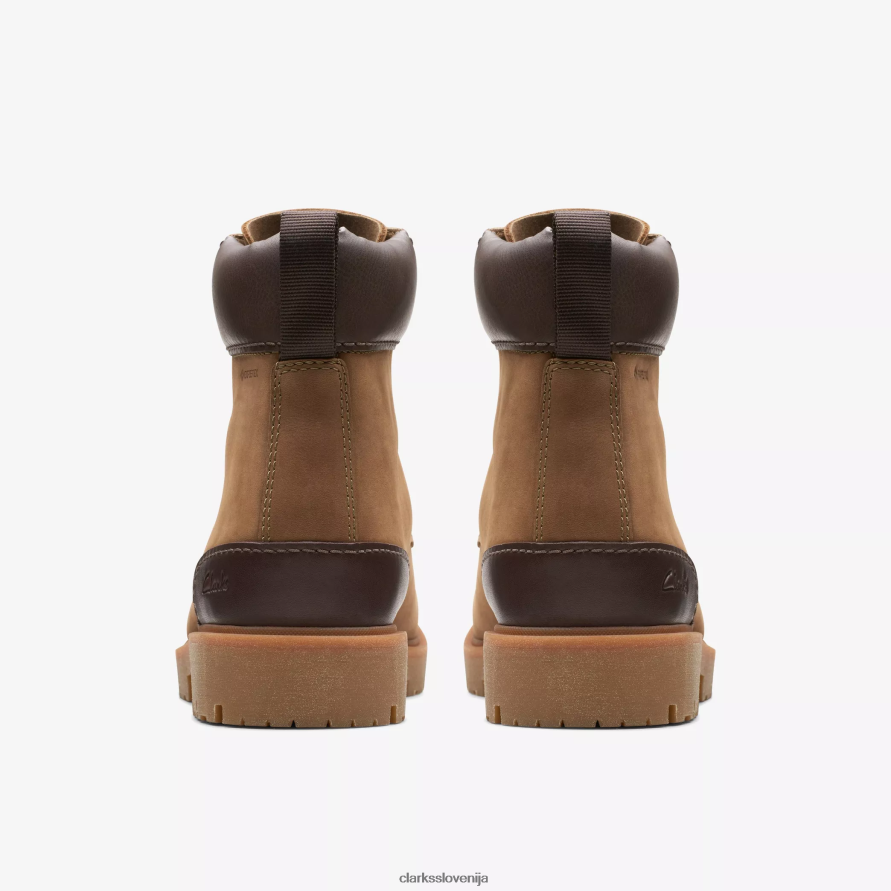 rossdale hi gore-tex D0T6P6919 temno peščeno usnje Clarks