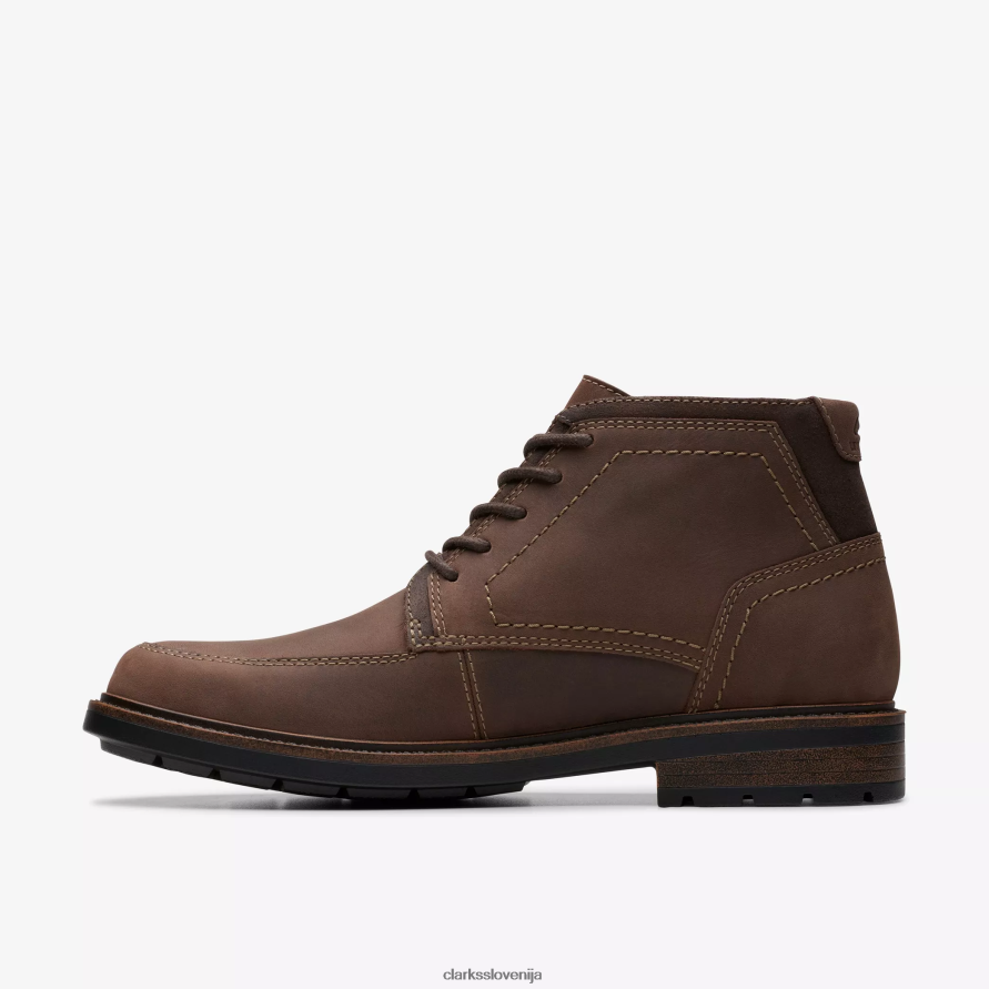 un shire hi vodoodporen D0T6P6914 temno rjavo usnje Clarks