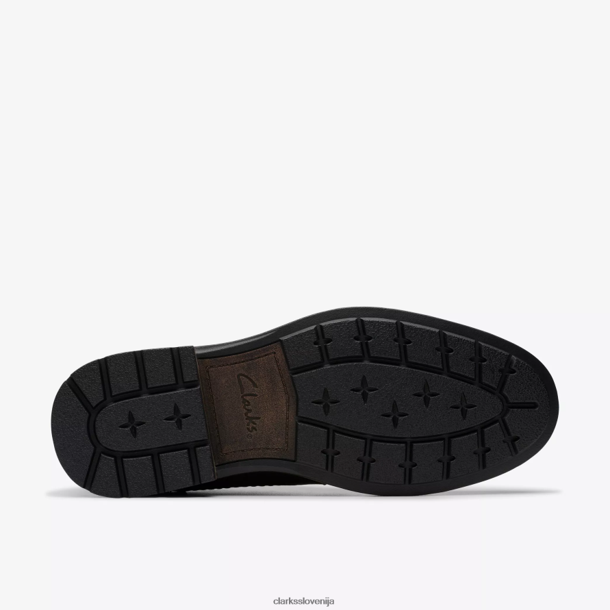 un shire hi vodoodporen D0T6P6914 temno rjavo usnje Clarks