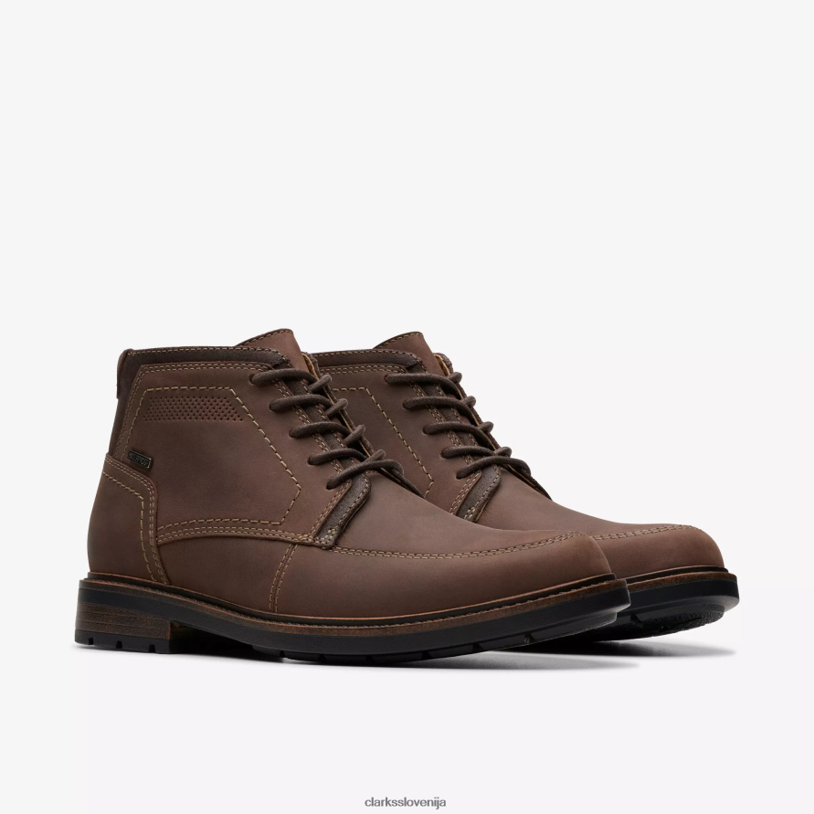 un shire hi vodoodporen D0T6P6914 temno rjavo usnje Clarks