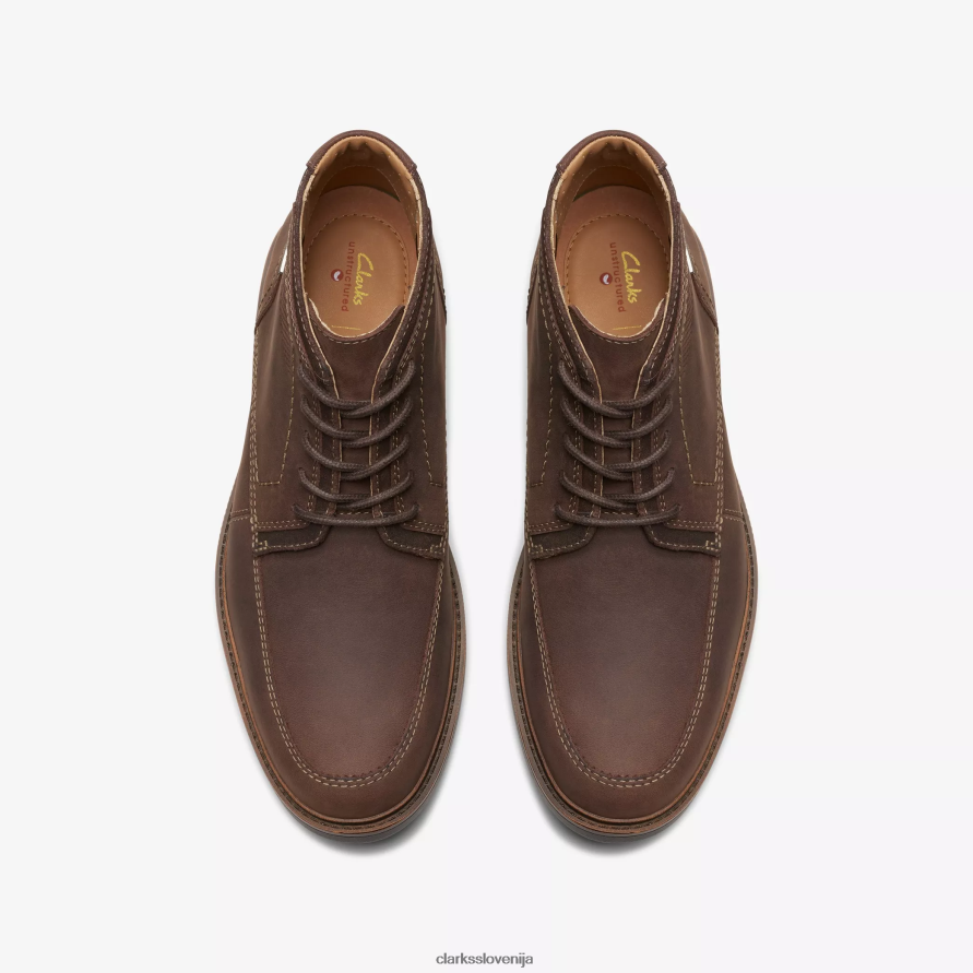 un shire hi vodoodporen D0T6P6914 temno rjavo usnje Clarks
