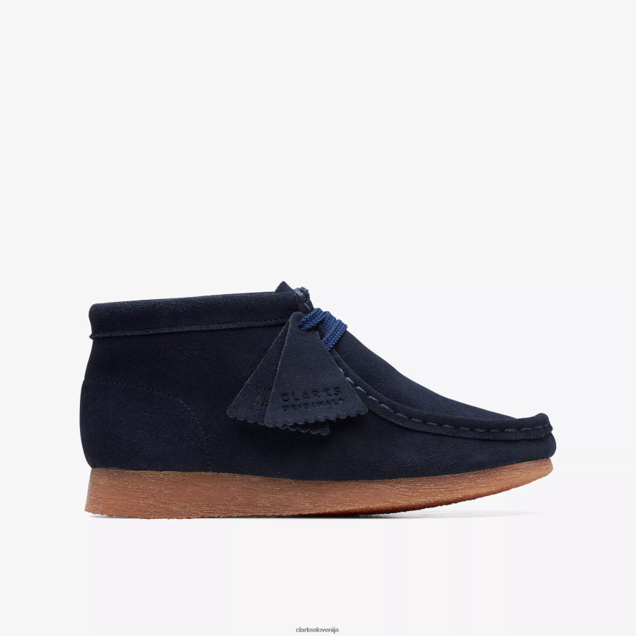 wallabee škorenj starejši D0T6P61012 mornarsko semiša Clarks