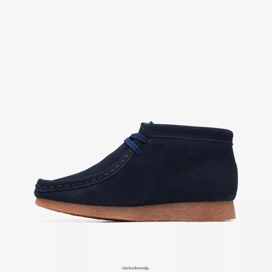 wallabee škorenj starejši D0T6P61012 mornarsko semiša Clarks