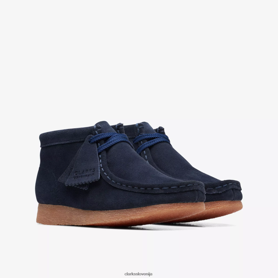 wallabee škorenj starejši D0T6P61012 mornarsko semiša Clarks