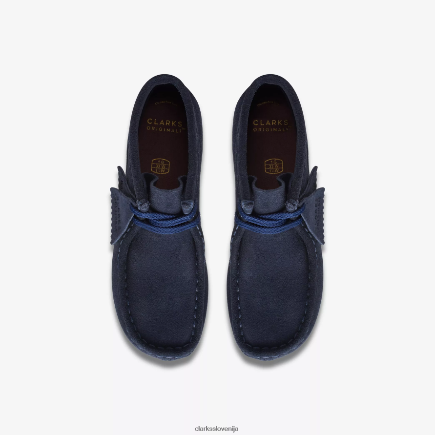 wallabee škorenj starejši D0T6P61012 mornarsko semiša Clarks