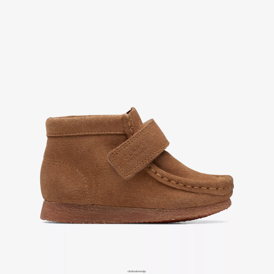 wallabee škorenj za malčka D0T6P61014 pšenični semiš Clarks