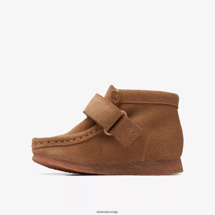 wallabee škorenj za malčka D0T6P61014 pšenični semiš Clarks