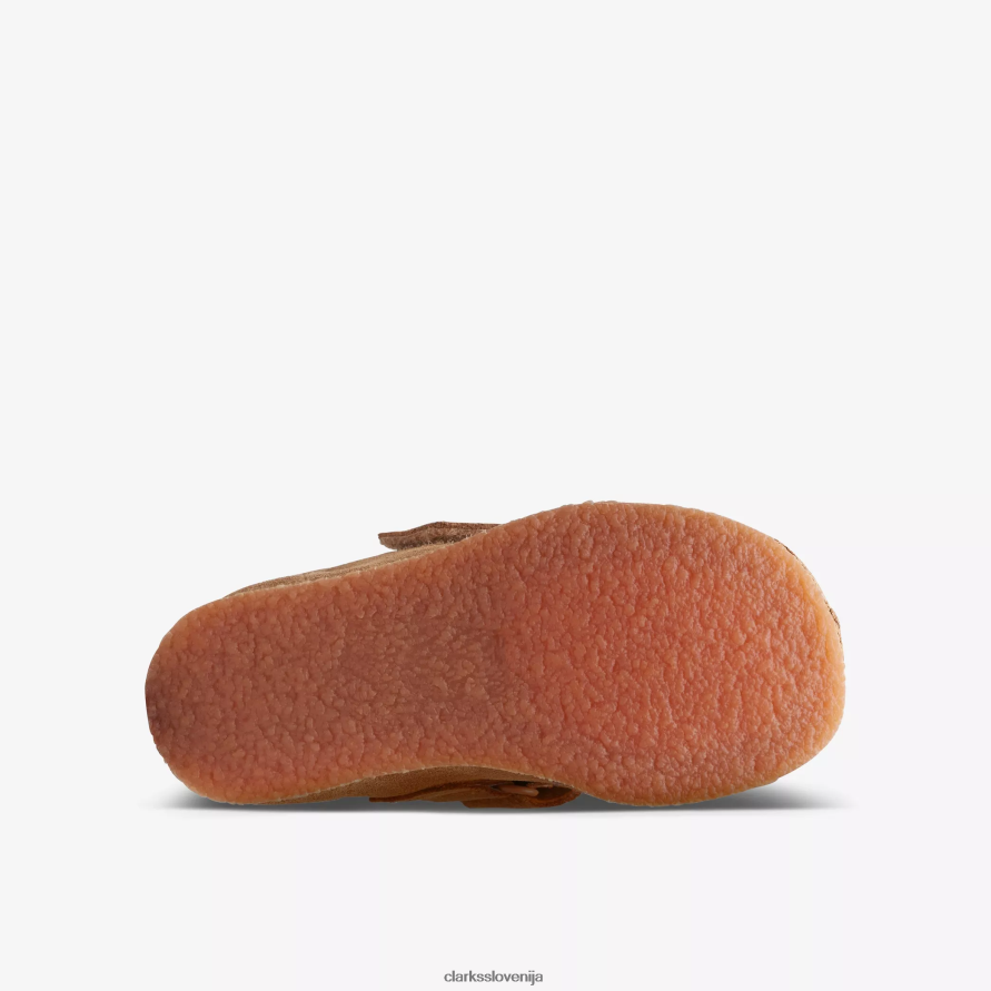 wallabee škorenj za malčka D0T6P61014 pšenični semiš Clarks