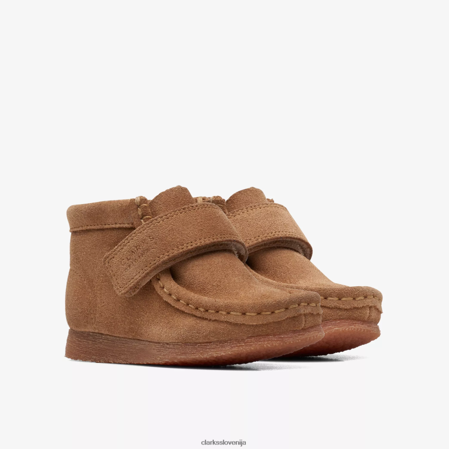 wallabee škorenj za malčka D0T6P61014 pšenični semiš Clarks