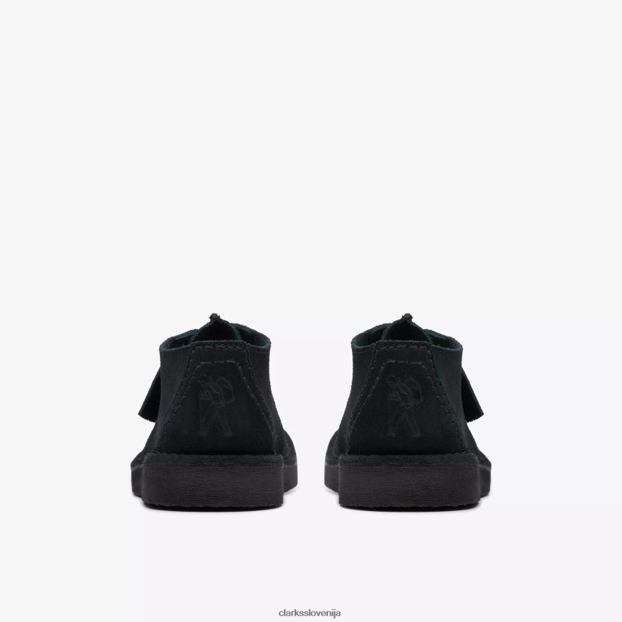 pohod po puščavi starejši D0T6P6979 črni semiš Clarks