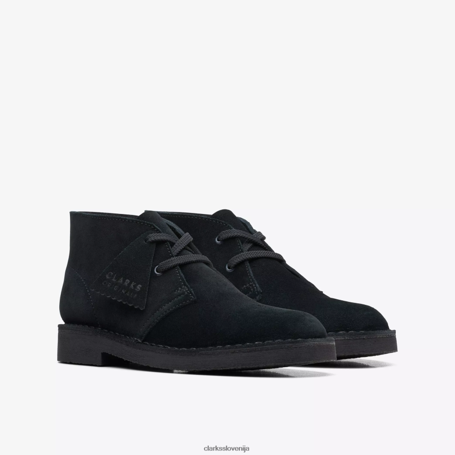 puščavski škorenj starejši D0T6P6985 črni semiš Clarks