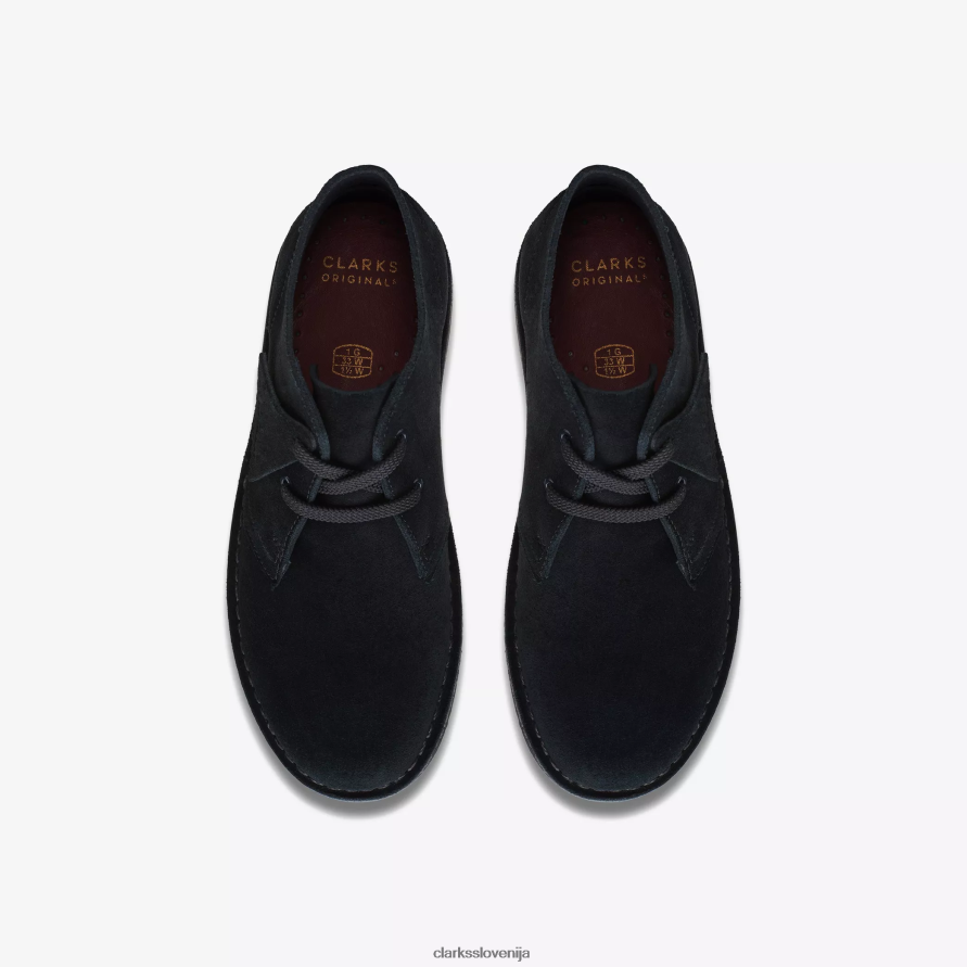 puščavski škorenj starejši D0T6P6985 črni semiš Clarks