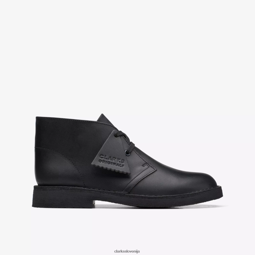 puščavski škorenj starejši D0T6P6986 črno usnje Clarks