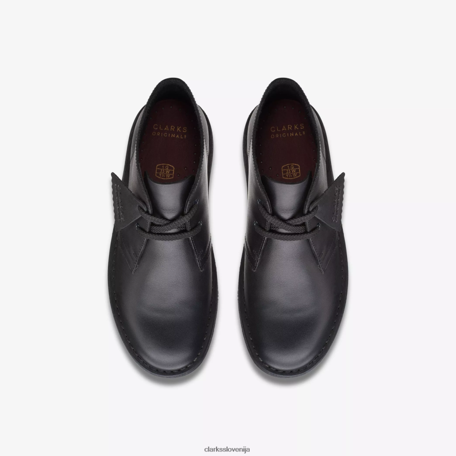 puščavski škorenj starejši D0T6P6986 črno usnje Clarks