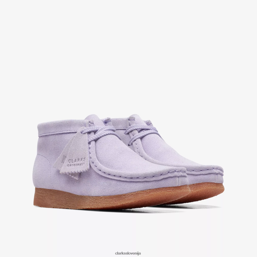 wallabee škorenj starejši D0T6P6976 lila semiša Clarks
