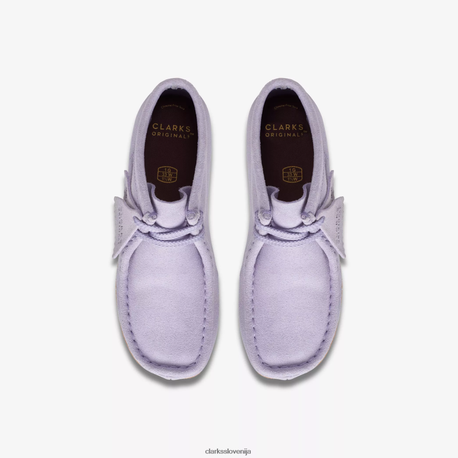 wallabee škorenj starejši D0T6P6976 lila semiša Clarks