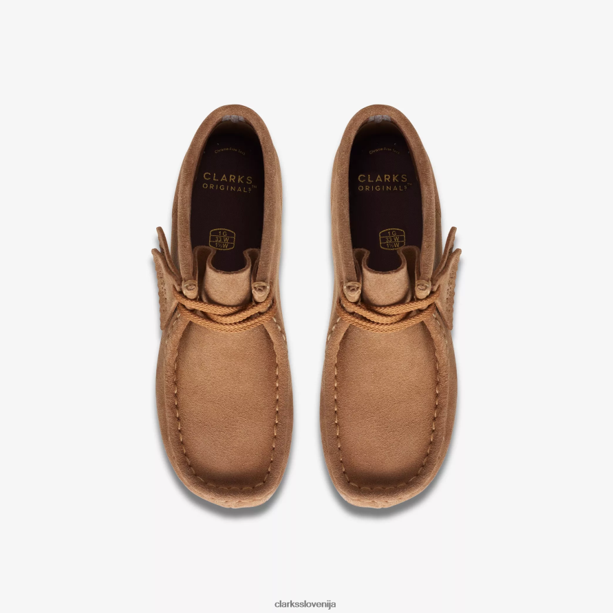 wallabee škorenj starejši D0T6P6983 pšenični semiš Clarks