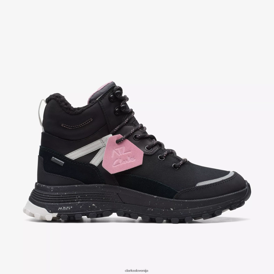 atl trek nebo gore-tex D0T6P6369 črno toplo podloženo usnje Clarks