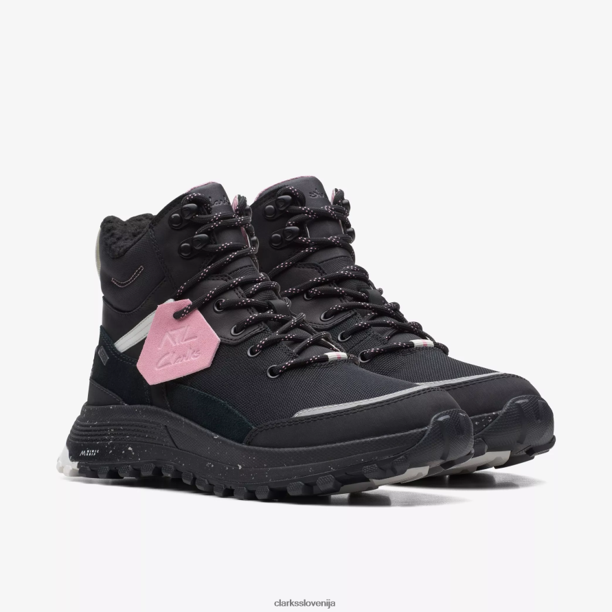 atl trek nebo gore-tex D0T6P6369 črno toplo podloženo usnje Clarks