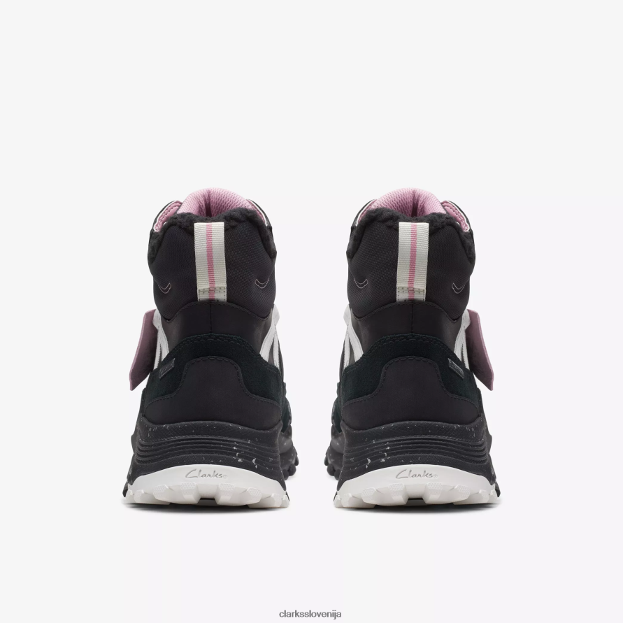 atl trek nebo gore-tex D0T6P6369 črno toplo podloženo usnje Clarks