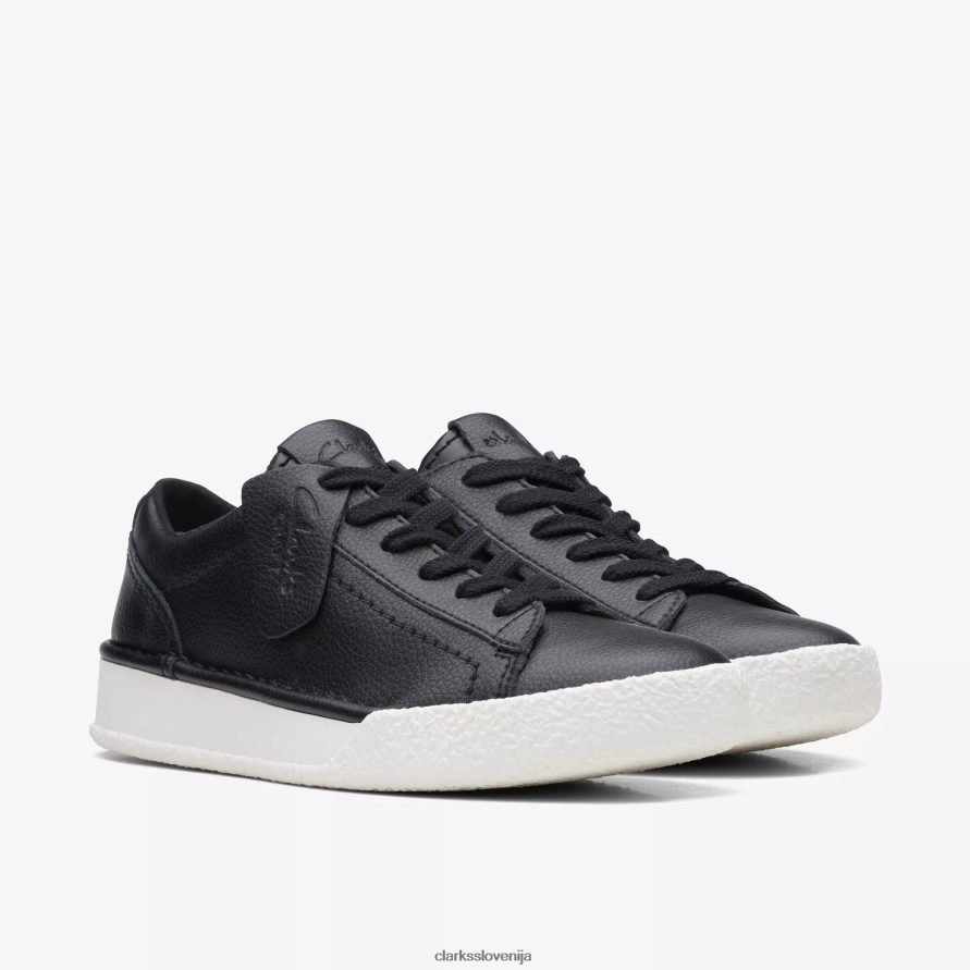 craft cup walk D0T6P6367 črno usnje Clarks