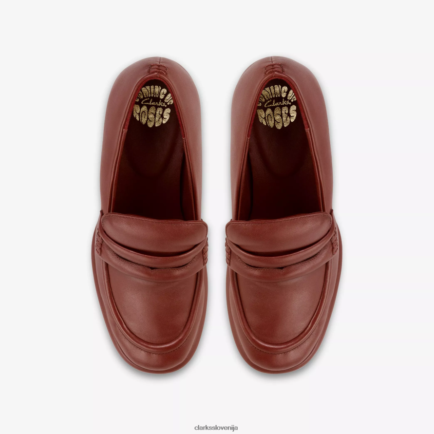 ženske mokasine martine rose 1 D0T6P6244 volovsko usnje Clarks