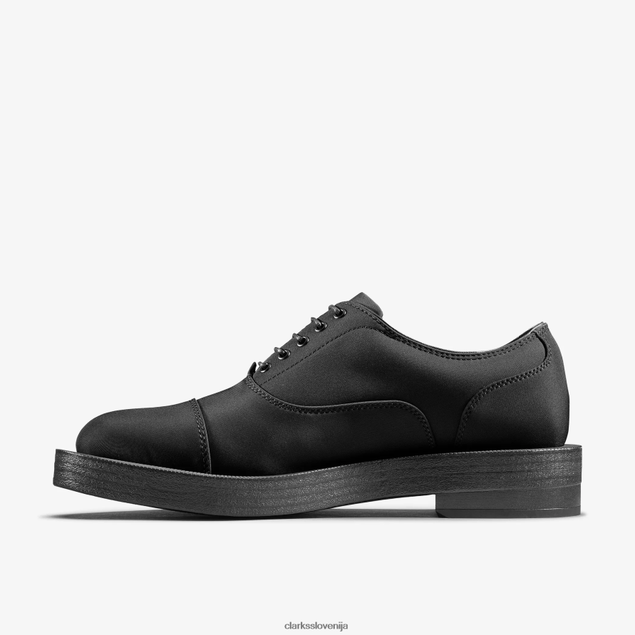 martine rose ženske 2 oxford D0T6P6205 črn tekstil Clarks