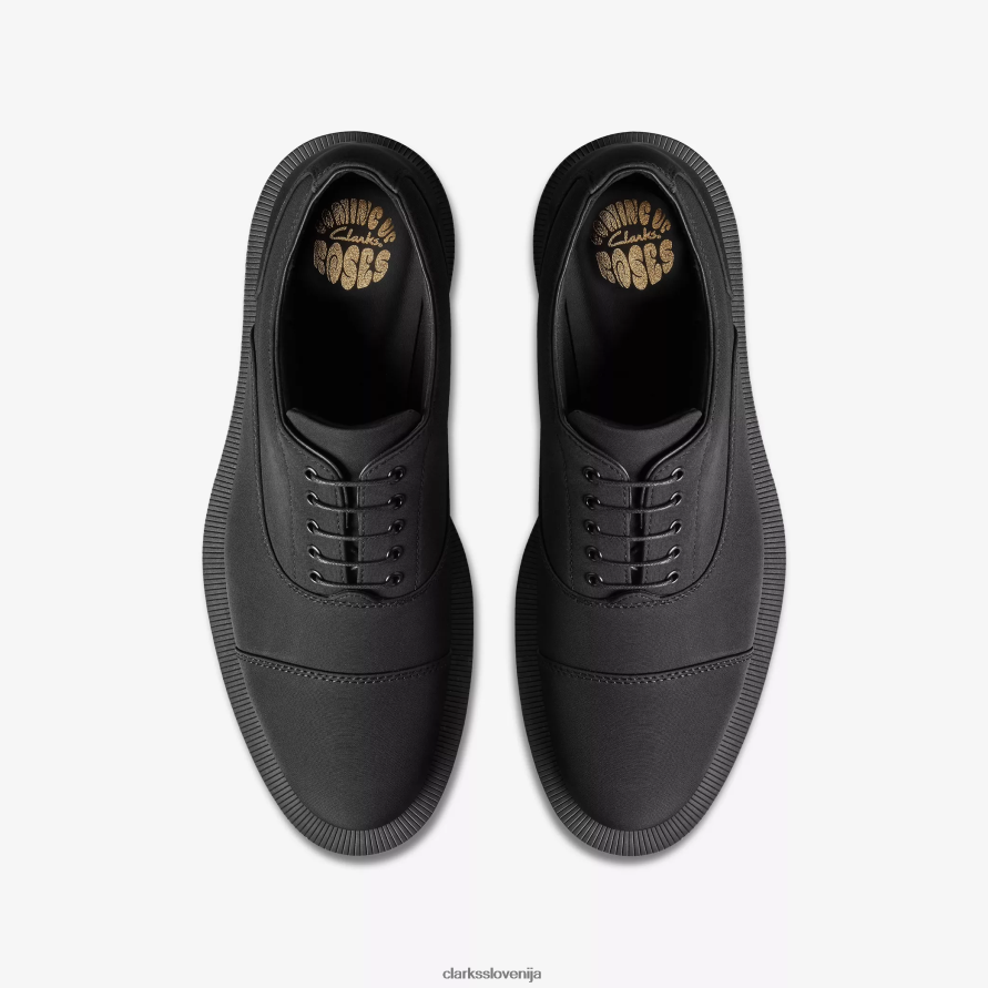 martine rose ženske 2 oxford D0T6P6205 črn tekstil Clarks