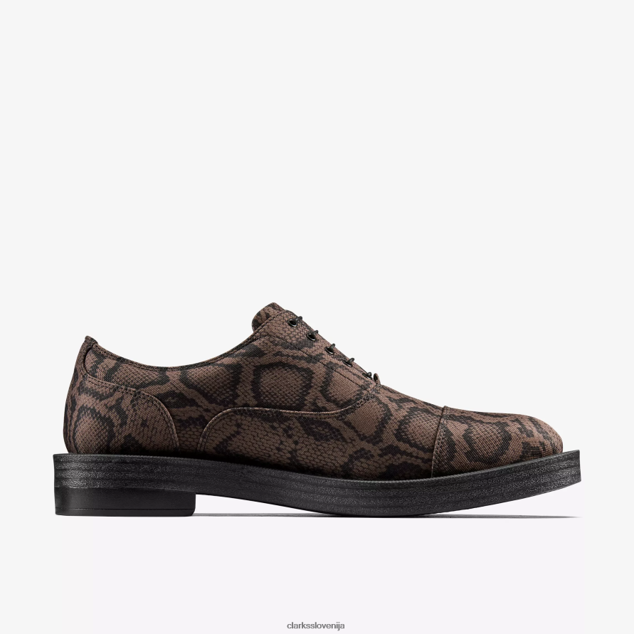 martine rose ženske oxford 2 D0T6P6203 rjav tekstil Clarks