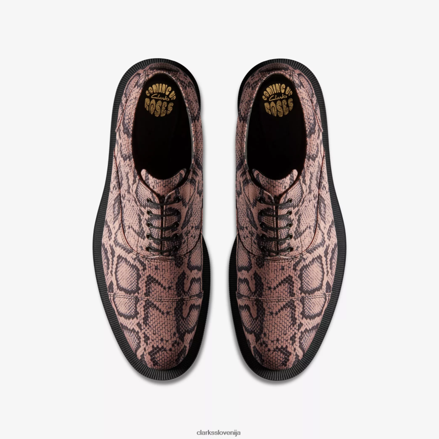 martine rose ženske oxford 2 D0T6P6206 rožnati tekstil Clarks