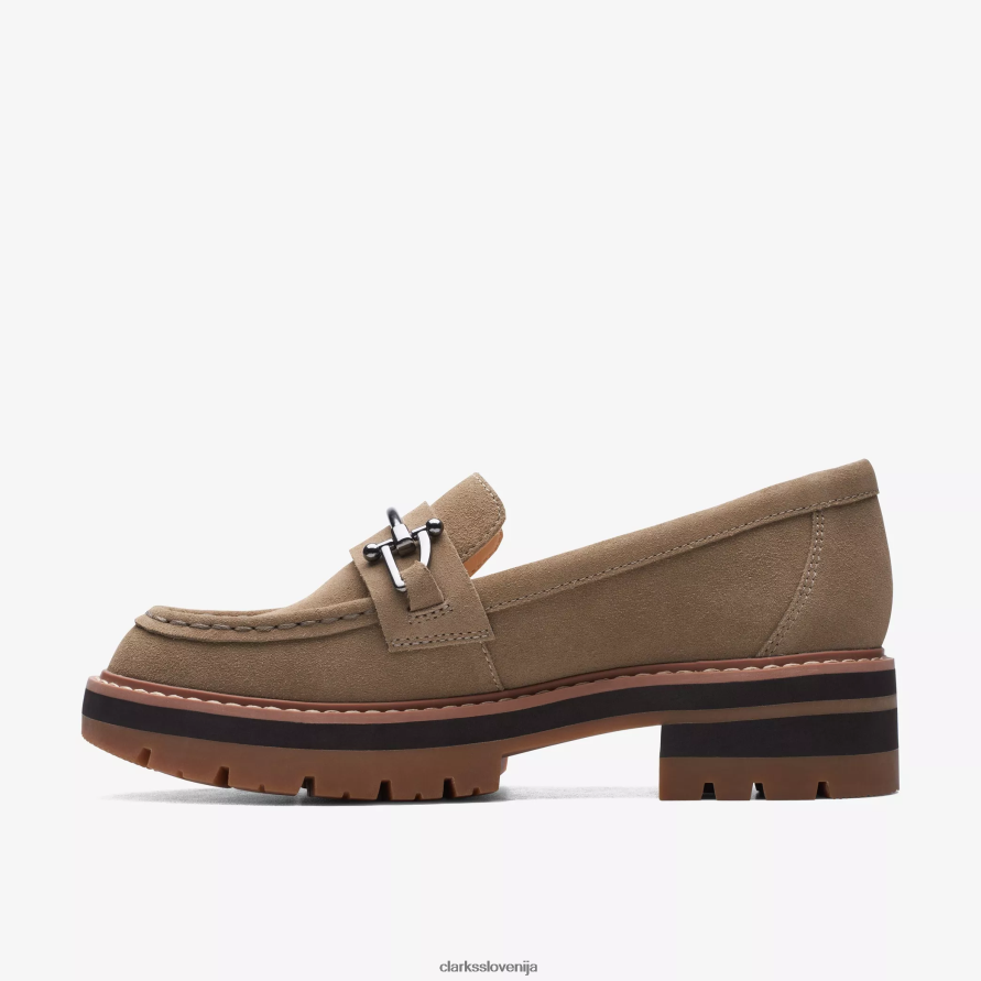 orianna bit D0T6P6223 temni peščeni semiš Clarks