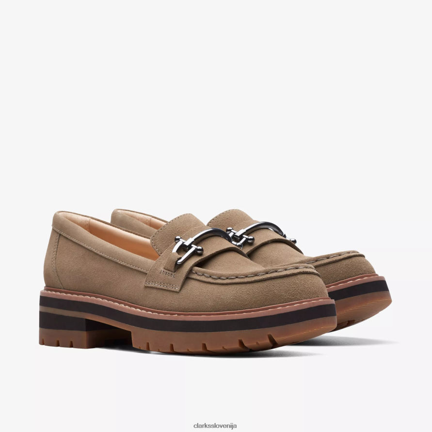 orianna bit D0T6P6223 temni peščeni semiš Clarks