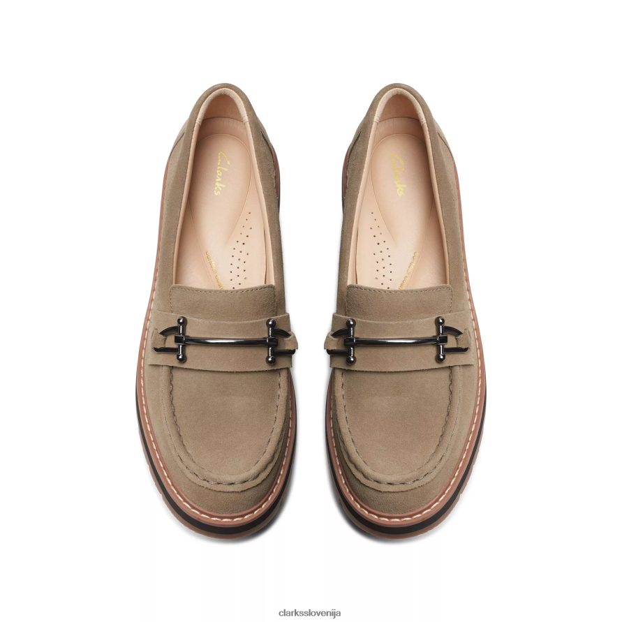 orianna bit D0T6P6223 temni peščeni semiš Clarks