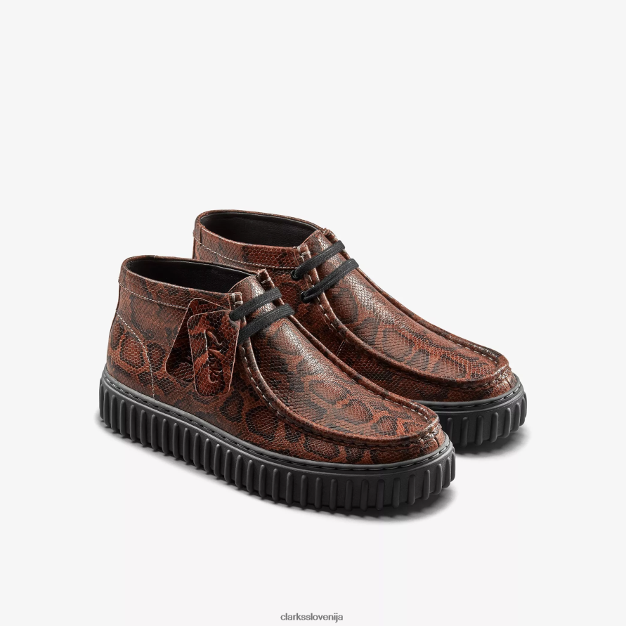 martine rose torhill živjo D0T6P6395 rjava kača Clarks