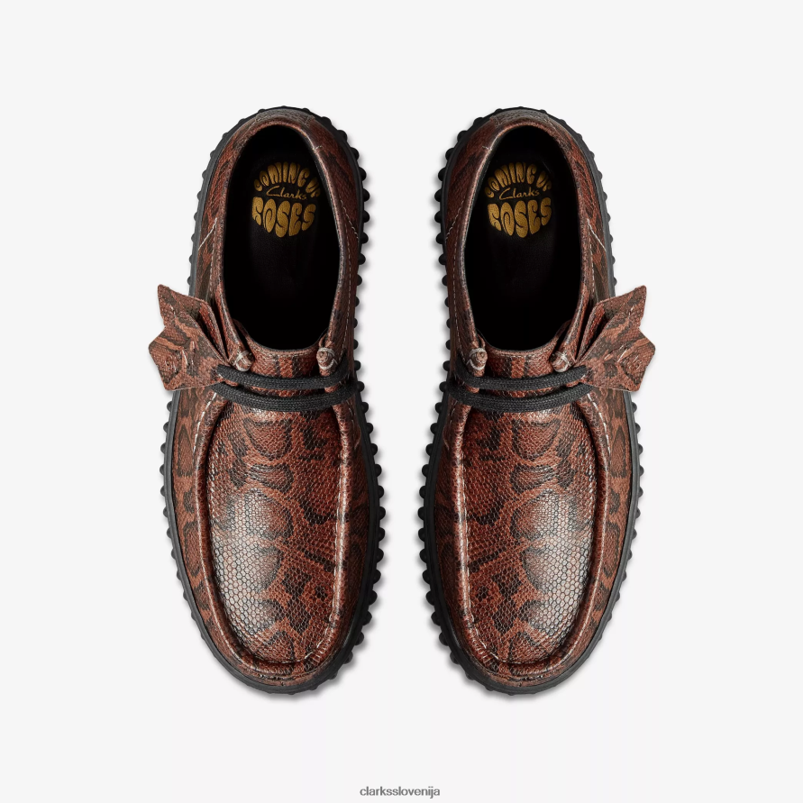 martine rose torhill živjo D0T6P6395 rjava kača Clarks